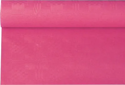 Produktbild von Papiertischtuch mit Damastprägung 6 m x 1,2 m fuchsia