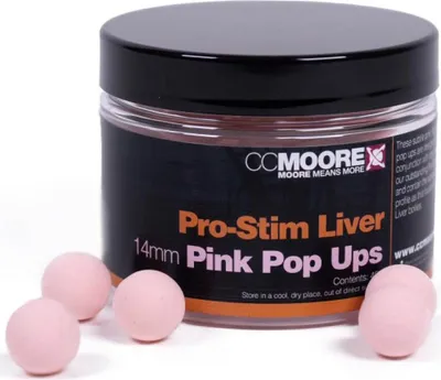 Image de CC Moore Pro-Stim Liver Pink Pop Ups 12mm boules