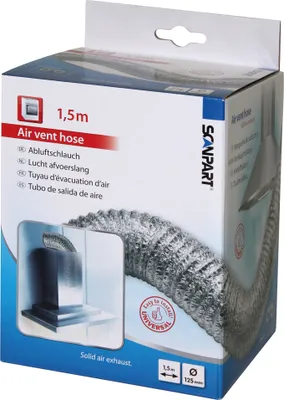 Immagine prodotto di Scanpart Tubo di scarico aria in alluminio 1,5M 125Mm