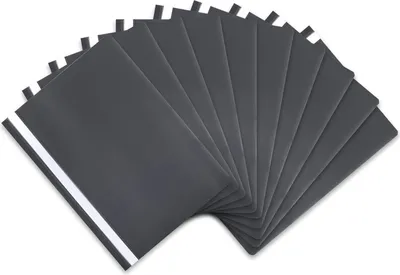 Produktbild von 10x itenga Schnellhefter, DIN A4, PP, DUNKELGRAU