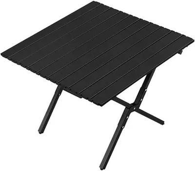Produktbild von Campingtisch faltbar - Outdoor Tisch - Outdoor Essen - Leichter Kohlenstoffstahl - 58x58x45cm - Woodnerf