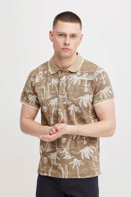 Image de Blend BHPolo Polo pour homme Chemise à col rabattu Boutons 100 % coton Coupe classique