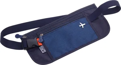 Zdjęcie produktu dla TROIKA Gürteltasche SICHERHEITSGURT blau