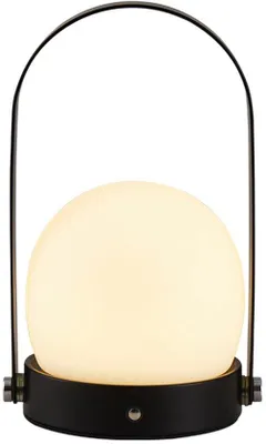 Obrázek produktu pro Stolní lampa – noční světlo – pro kempování, domácí použití, ložnice a interiéry – černá barva