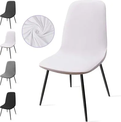 Produktbild von Famanu Stuhlhussen Set von 6 Stück - Stretch Stuhlhussen