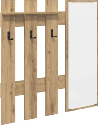 Image de vidaXL Table de chevet murale Artisan Chêne 100 x 10 x 100 cm