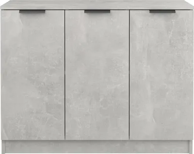 Produktbild von vidaXL Sideboard Betongrau 90,5x30x70 cm Holzwerkstoff