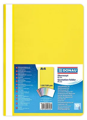 Obrázok produktu pre Rýchlosponky DONAU, žlté, 10 kusov
