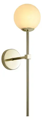 Obrázek produktu pro Nástěnné svítidlo PIRULETA, zlaté, 1xG9x5W, kov, rozměry: 49x20x20 cm, IP44, Light Prestige