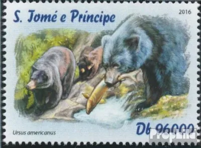 Produktbild von Briefmarken Sao Tome e Principe 2016 Mi 6785 (kompl. Ausgabe) postfrisch Bären
