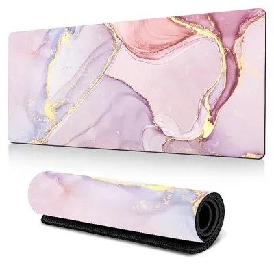 Productafbeelding van Gaming Muismat Roze - 80 x 30 cm XXL - Antislip Rubber