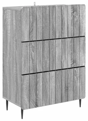 Image de Armoire à tiroirs Sonoma gris 66 x 34,5 x 92 cm