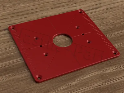 Image de ABS Plaque de fixation Plaque d'insertion pour table de fraisage MAKITA 0900 RP0900 Défonceuse