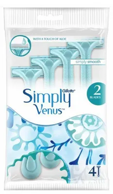 Image de Gillette Simply Venus2 Wegwerpscheermesjes 4 stuks