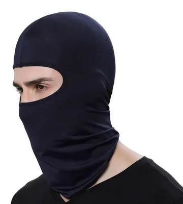 Zdjęcie produktu dla Maska ochronna zakrywająca całą twarz, 3 otwory, poliester, uniwersalny rozmiar