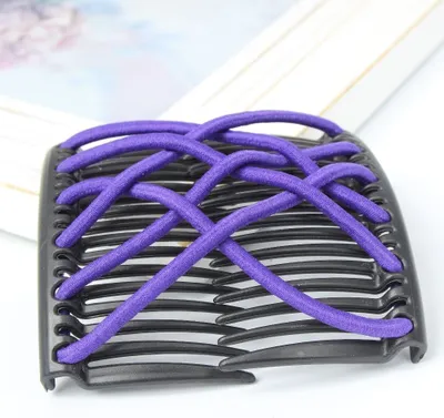 Produktbild von Trend African Hairclip Haarklammer Haarspange Hair Clips Haarkamm Lila