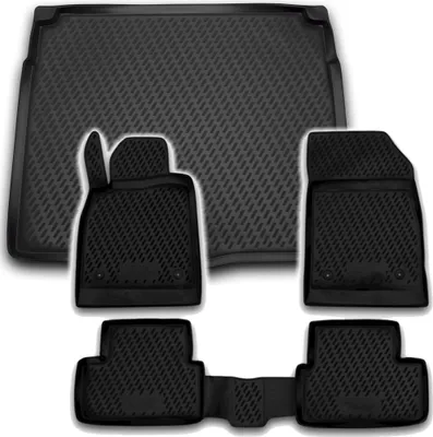 Produktbild von Gummi Kofferraumwanne + Fußmatten Set für Opel Astra J, Bj. 12/2009-2019