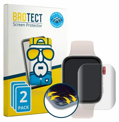 Produktbild von 2x BROTECT Fullscreen Schutzfolie für Huawei Watch Fit 3 Displayschutz Folie Fullcover Klar Transparent