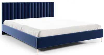 Obrázek produktu pro GUTTO Čalouněná postel LEYLA Černé nebo zlaté prošívané nohy - sametová velurová postel s dřevěným lamelovým roštem 180x200 cm