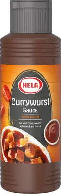 Immagine prodotto di Salsa Hela per currywurst Salsa di condimento leggermente piccante per currywurst 300ml