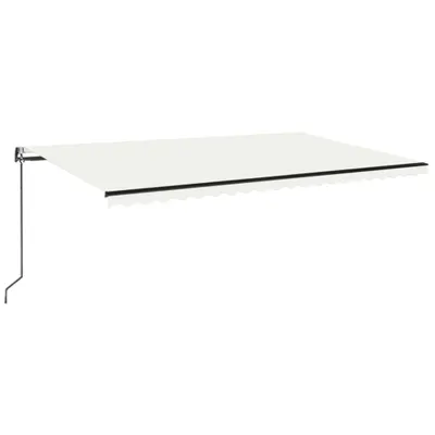 Obrázek produktu pro automatická zatahovací markýza vidaXL 500x350 cm krémová