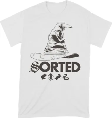 Image de Harry Potter - T-shirt homme/femme unie BI273 (S) (Blanc/Noir)