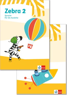 Produktbild von Zebra 2. Paket: Heft Lesen/Schreiben ausleihfähig und Heft Sprache ausleihfähig Klasse 2