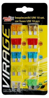 Immagine prodotto di Assortimento Di Fusibili A Componenti, Confezione Da 10 Pezzi.
