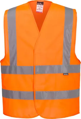 Produktbild von Hochsichtbarer Weste Gurtzeug Doppelgürtel - Größe Xxs/xs - Orange - Portwest
