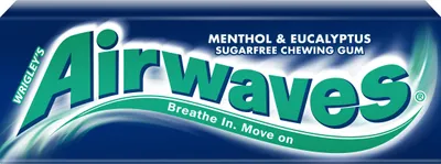 Obrázek produktu pro Žvýkačky Airwaves Menthol a Eukalyptus 10 kusů