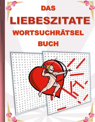 Produktbild von Das Liebeszitate Wortsuchrätsel Buch