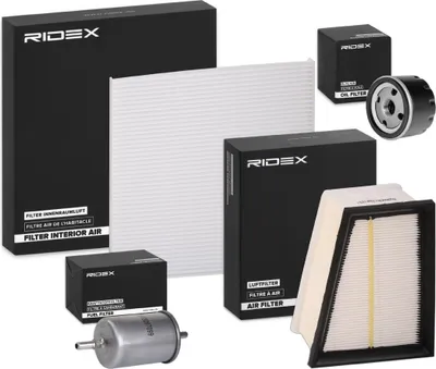 Produktbild von RIDEX Filterset Inspektionspaket Filtersatz für RENAULT Scénic I (JA0/1, FA0) MEGANE Scenic (JA0/1)