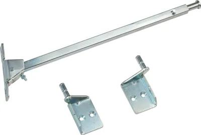 Image de Glissière G 96 N20 avec limiteur, argent, droite pour ferme-porte dormakaba ITS 96 (00052003801)