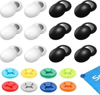 Produktbild von Famanu Magnetische Startnummernhalter - Set mit 12 starken Haltern