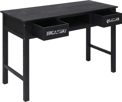 Obrázok produktu pre vidaXL Konzolový stolík čierny 110 x 45 x 76 cm Drevo