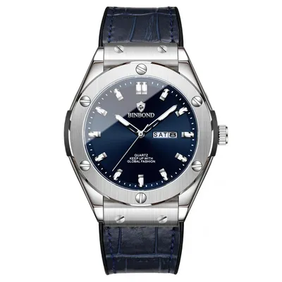Produktbild von Quarzuhr Herrenarmbanduhr klassische,Multifunktionsuhr HerrenUhr,Datum (Packung, für Liebhaber Herrenuhren, Datum, Wochentag, Dual-Kalender mit), ulti