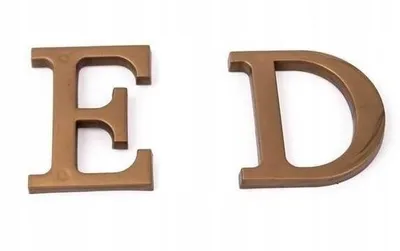 Immagine prodotto di Insegna Letterale Per Porta In Oro 9 Cm