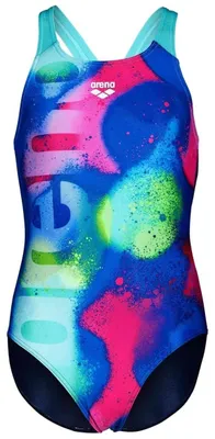 Produktbild von ARENA Mädchen Badeanzug Spray Paint Swimsuit Swim P