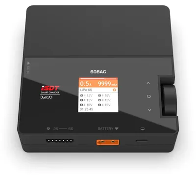 Zdjęcie produktu dla Ładowarka ISDT 608AC, zasilanie: DC 200W / AC 50W, inteligentna