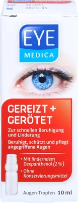 Produktbild von EyeMedica Gereitzt+Geröt.Aug.Tropf.