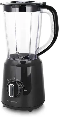 Produktbild von Emerio BL-124816.1, Tischplatten-Mixer, Pulsfunktion, 500 W, Schwarz, Transparent