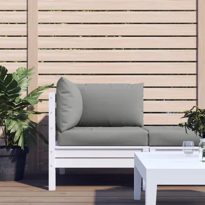 Produktbild von Maison Exclusive - Palettenkissen 3-tlg. Grau Oxford-Gewebe