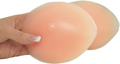 Produktbild von Silikon Brüste Klebe-BH Einlagen - selbstklebend HAUT, Größe:Cup C