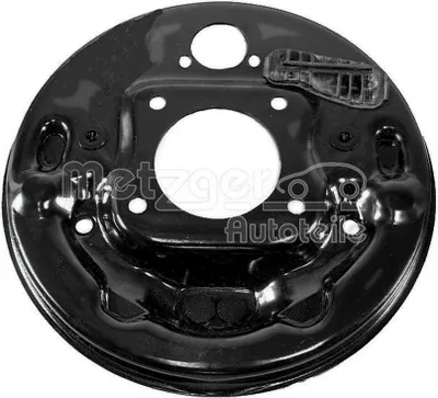 Productafbeelding van Remdragerplaat achteras, rechts, METZGER, geschikt voor onder andere FIAT CINQUECENTO