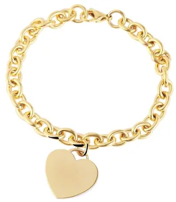Produktbild von Akzent Kettenarmband aus Edelstahl in goldfarbig mit IP Gold-Beschichtung