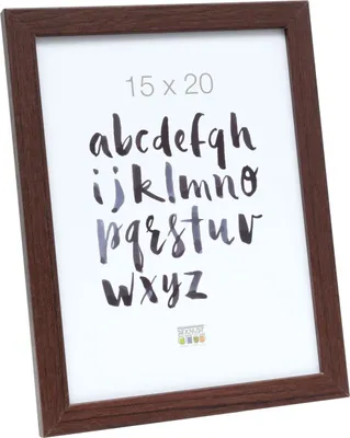 Obrázek produktu pro Deknudt S44C MDF dřevěný rámeček na fotografie, tmavě hnědý, 10 x 15 cm