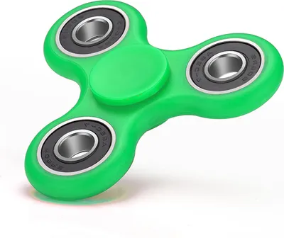 Produktbild von Fidget Spinner Tri Kreisel mit High-Speed Kugellager Anti-Stress Hand Toy Grün