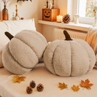 Produktbild von Solidchoice – Set mit 2 Kürbiskissen zur Halloween-Dekoration