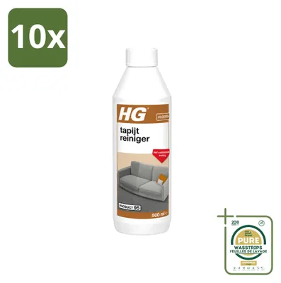 Produktbild von 10 x HG Tapijtreiniger mit schmutzabweisender Wirkung - 500 ml - Vorratspackung - 10 Stücke