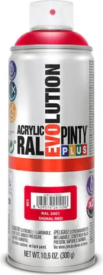 Produktbild von Pintyplus Evolution Aerosolfarbe 520cc RAL 3001 Sicherheitsrot